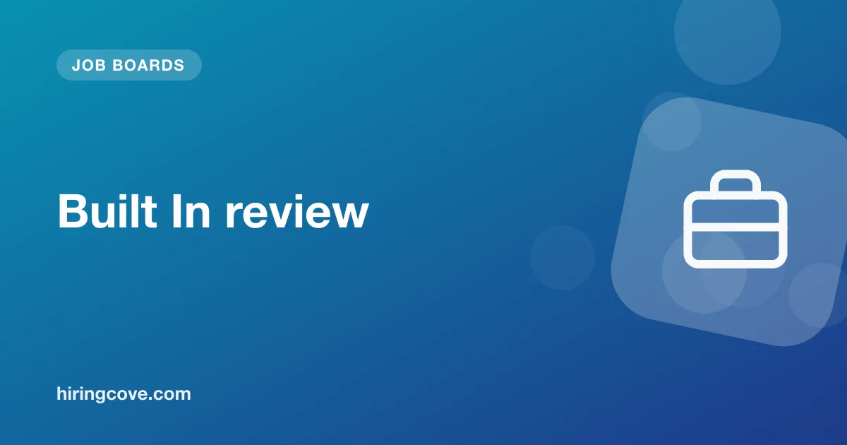 Built In job board review: tech jobs, city sites and company profiles